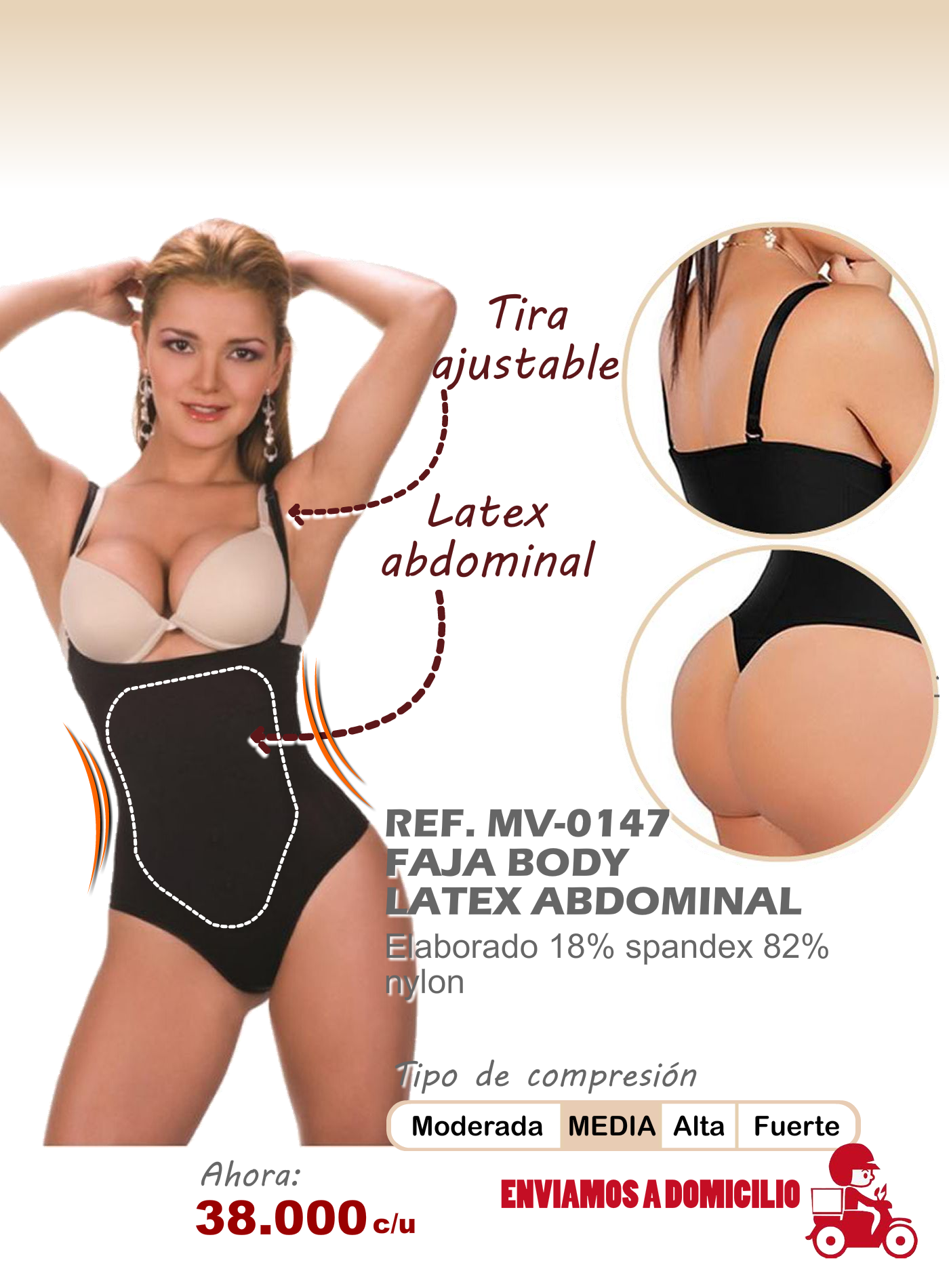 faja body latex abdominal Bucaramanga